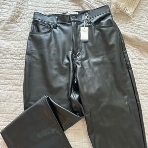 Abercrombie & Fitch vegan leather pants